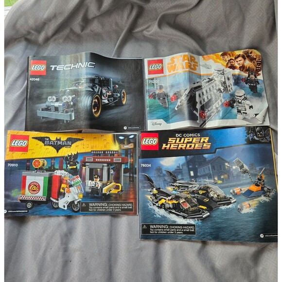 Lego Manuals Batman, DC Heros, Technic, Star Wars No Missing Pages - Picture 6 of 6